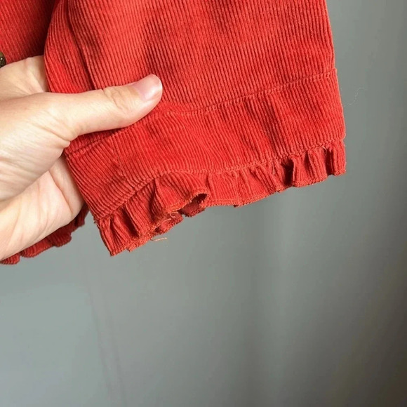 Sandro Red Ruffled Jacket - Picture 5 of 7